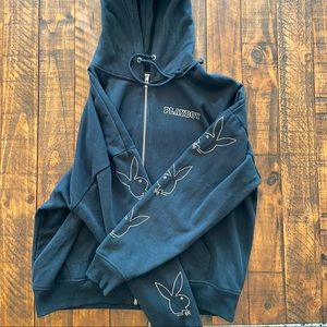 Playboy™️ Zip-Up Sweater